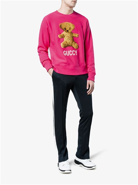 gucci sweatshirt with teddy bear|Gucci ufo sweatshirt.